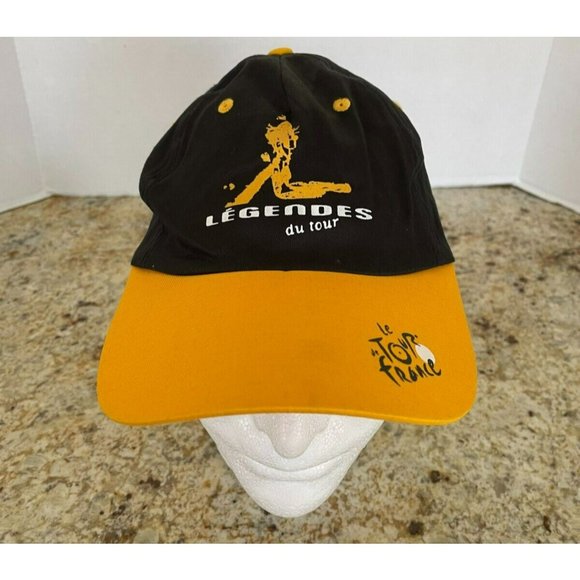 Le Tour de France Legendes du Tour Two Tone Adult Adjustable Bike Cap - Picture 2 of 8